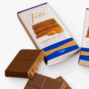 Ciocolată Patiswiss Dubai cu biscuite caramelizat și knafeh, 100g