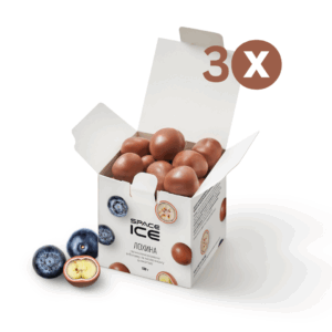 SpaceIce Afine congelate în ciocolată, 130gr x 3 buc