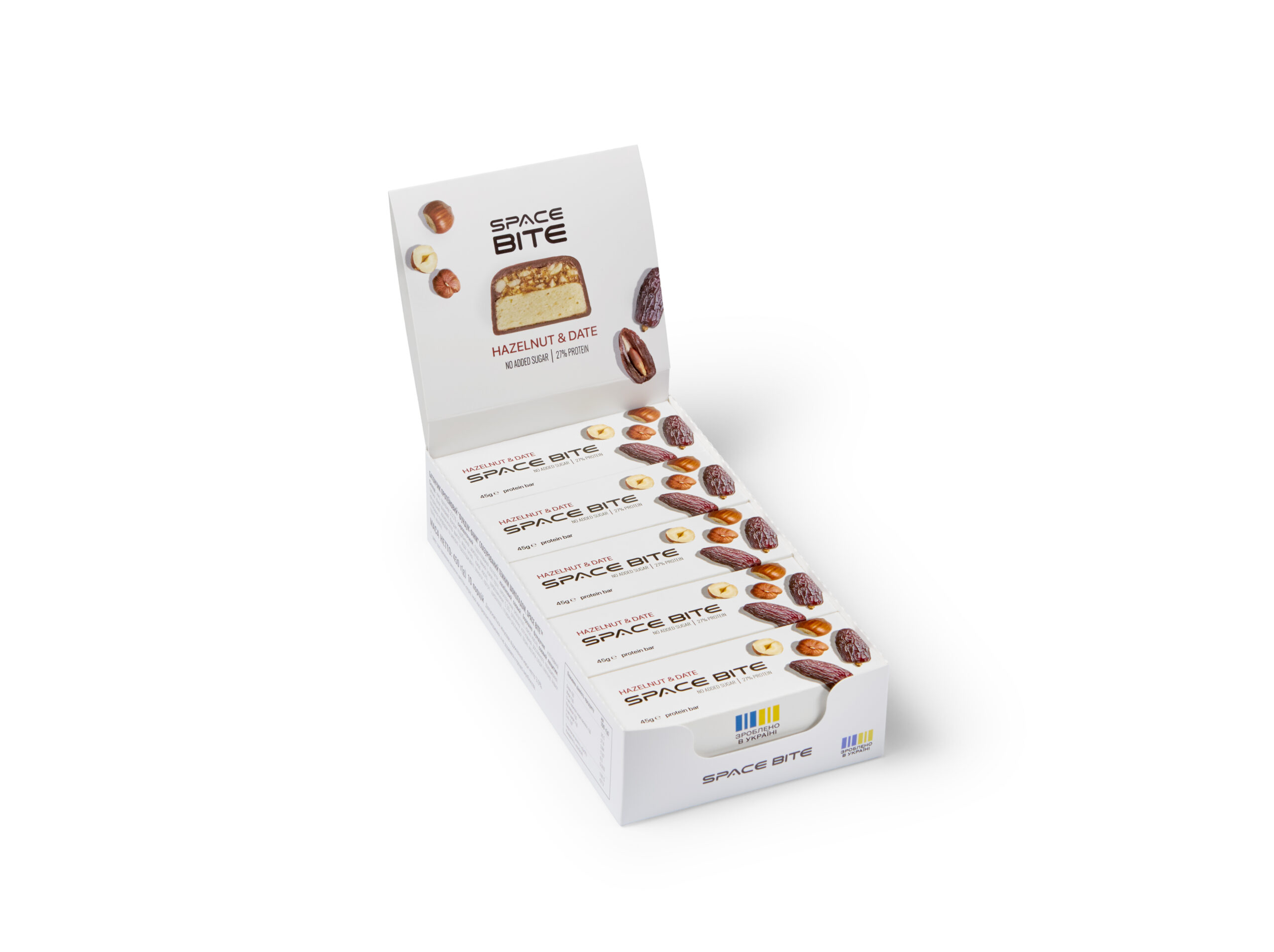 10x Protein Bar Alune-Curmale cu ciocolată neagră
