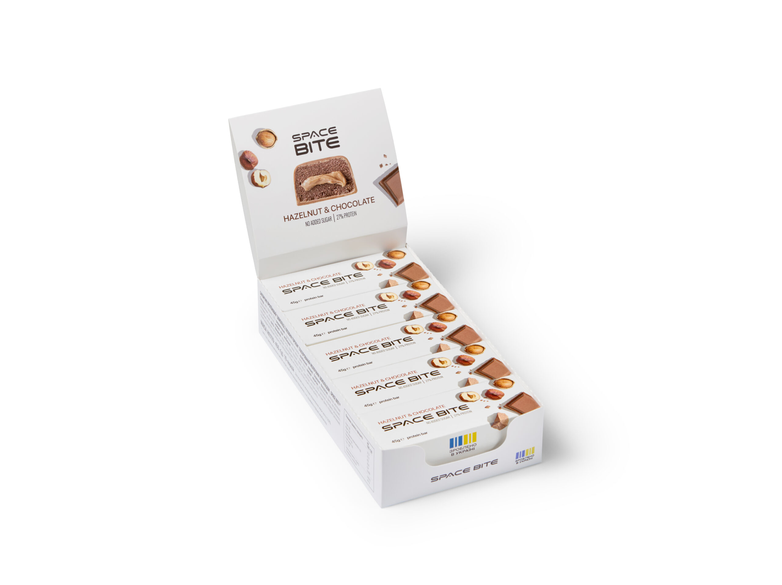 10x Protein Bar Ciocolată cu alune de pădure în ciocolată cu lapte