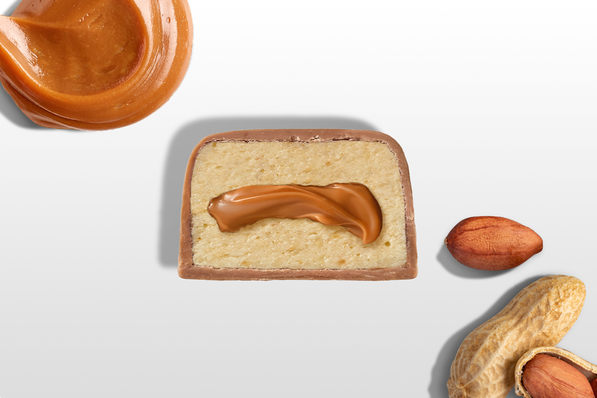 10x Protein Bar Caramelă – Arahide în ciocolată