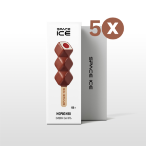 Set 5 Înghețate Space Ice Vișină - Ciocolată