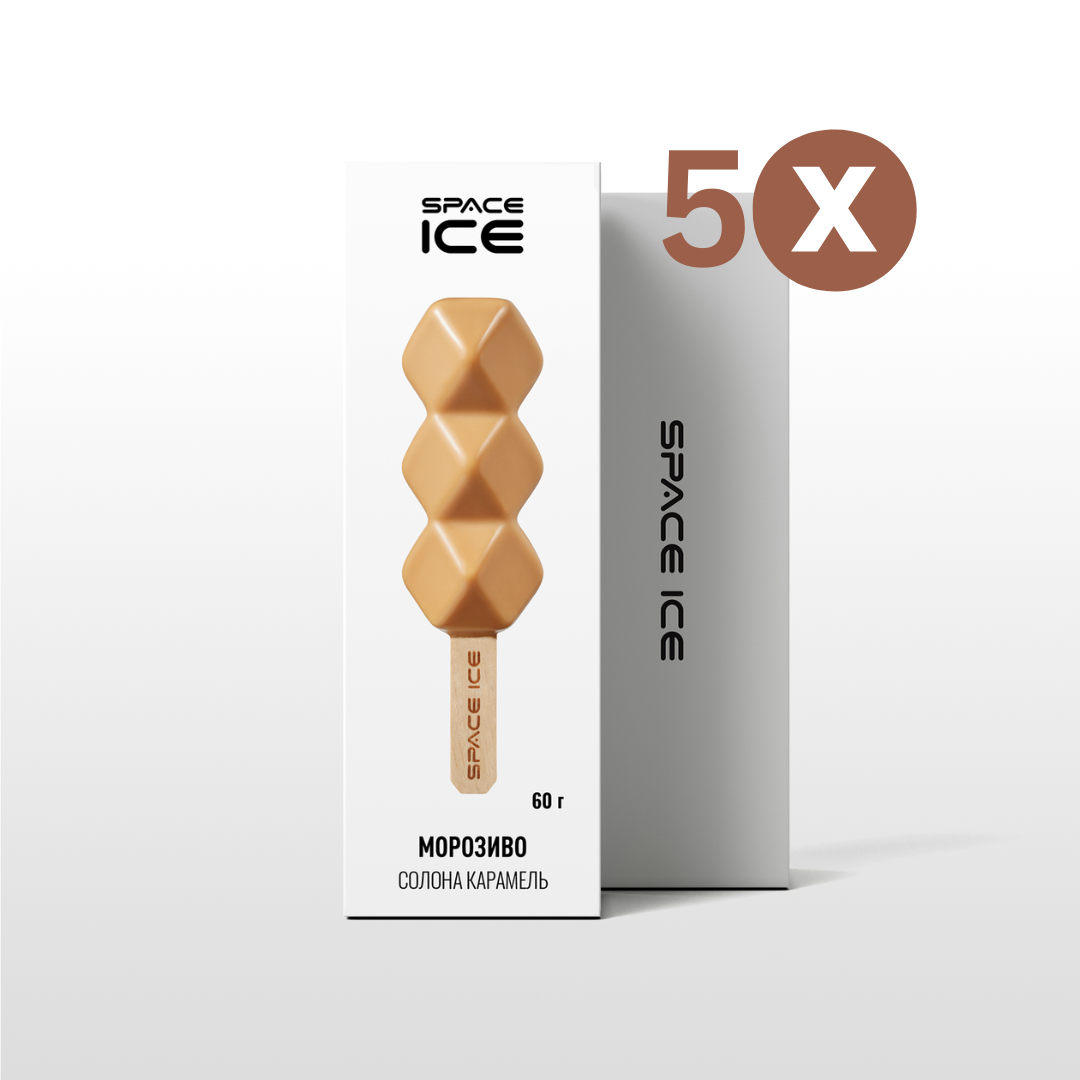 Set 5 Înghețate Space Ice Caramelă sărată
