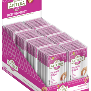 Miere cu Propolis și ghimbir Apitera Zen, Immunity Boost, 7 pliculețe x 7g